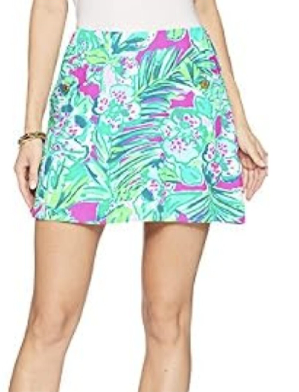 Lilly Pulitzer Madison Skort LARGE tropical
